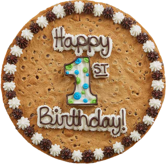 Great American Cookie cake with 