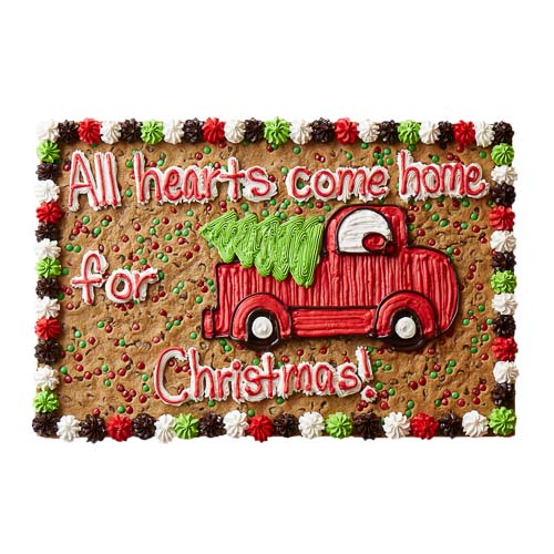 Christmas Tree Truck Cake